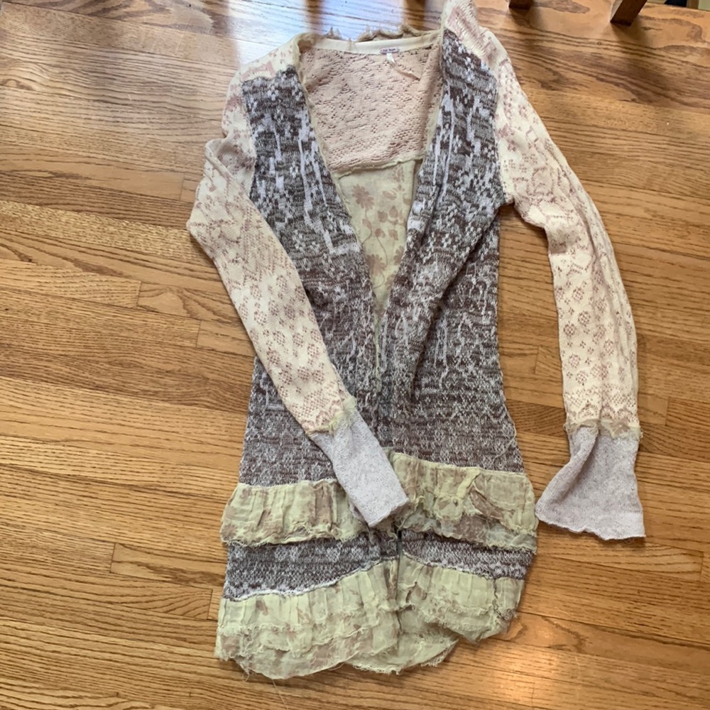 Free People boho cardigan
